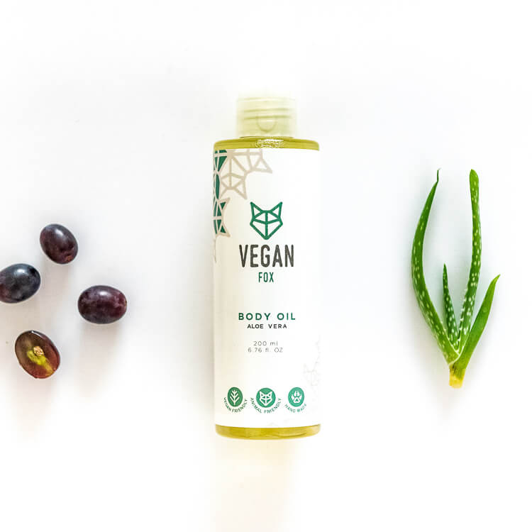 Silkkisen pehmeä aloe vera vartaloöljy